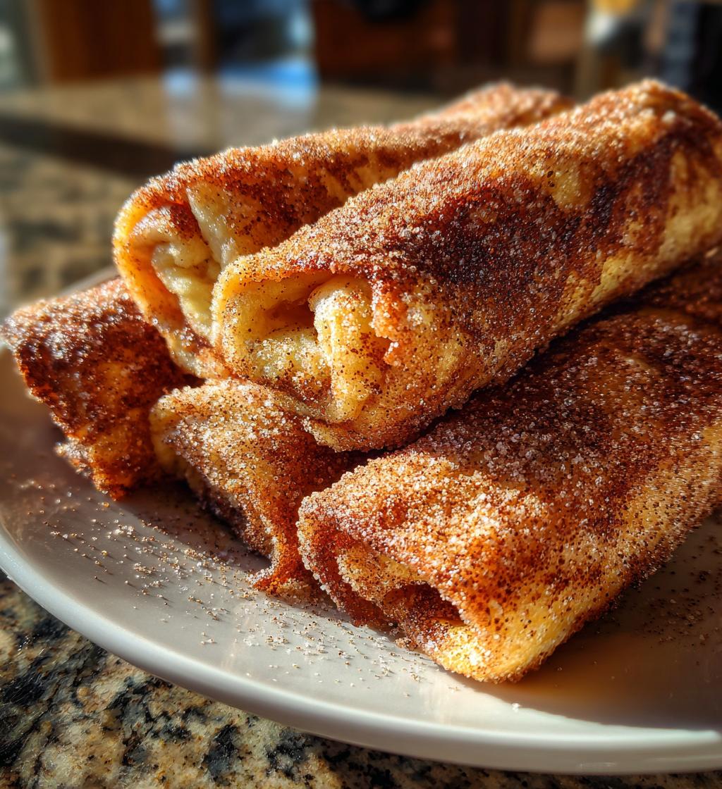 cinnamon sugar french toast roll ups