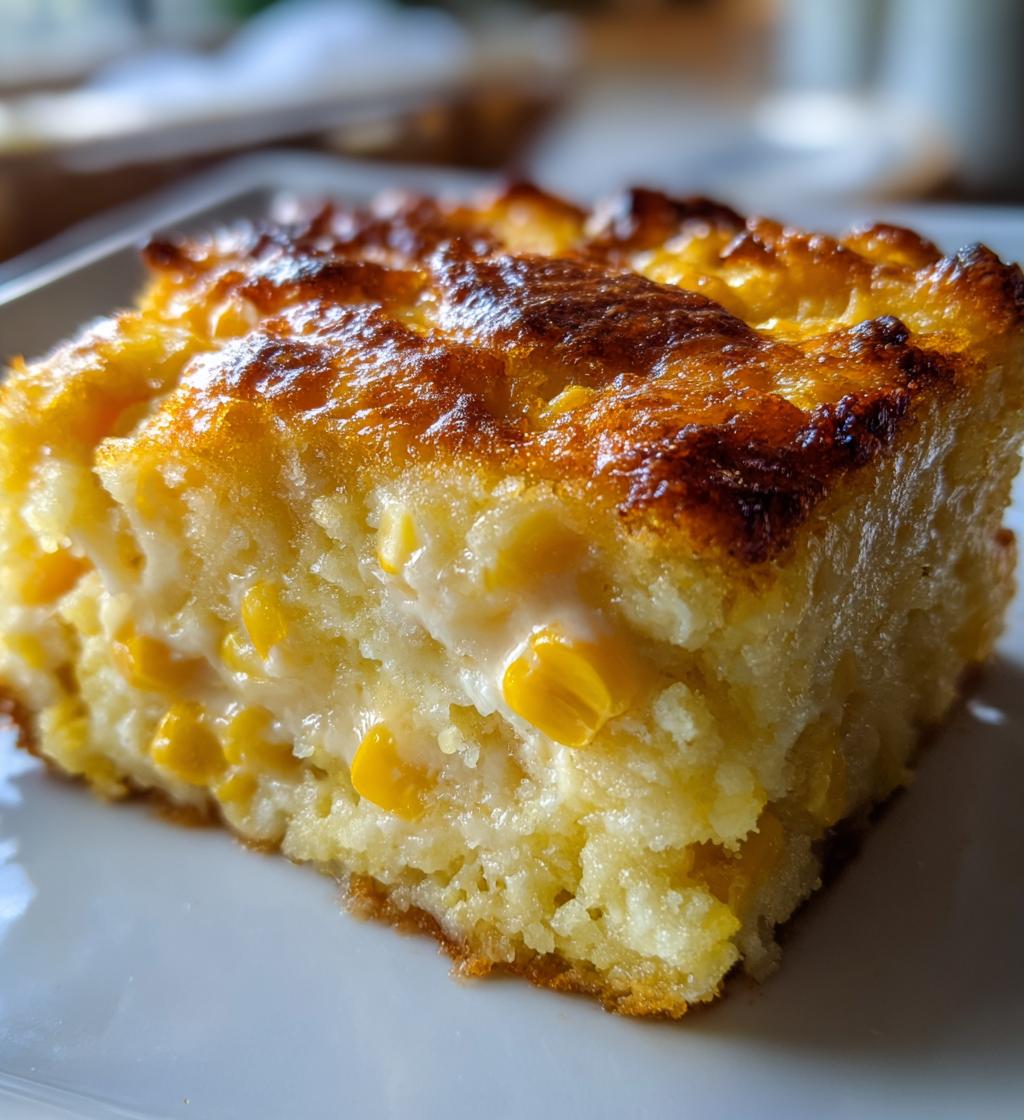 classic cream cheese corn casserole - detail 1