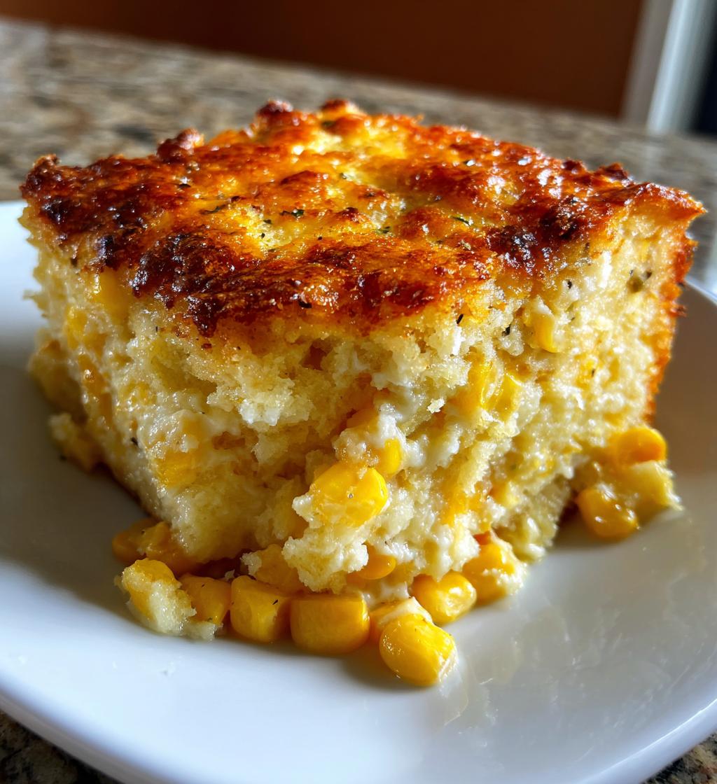 classic cream cheese corn casserole