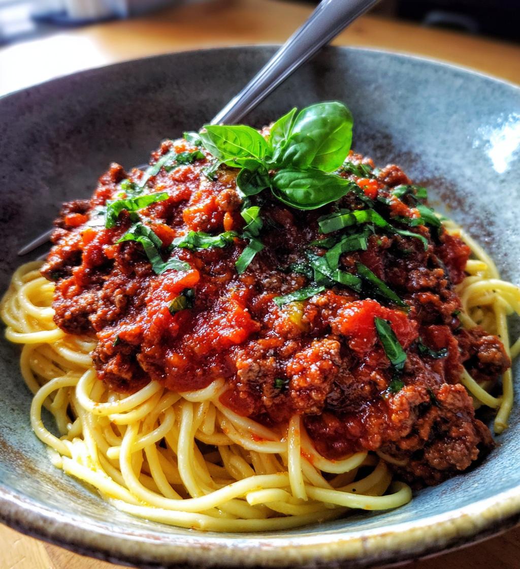 classic homemade bolognese sauce