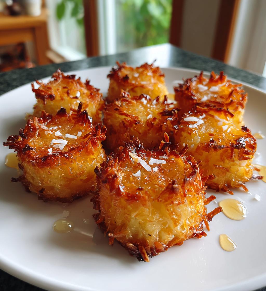 coconut pineapple bites