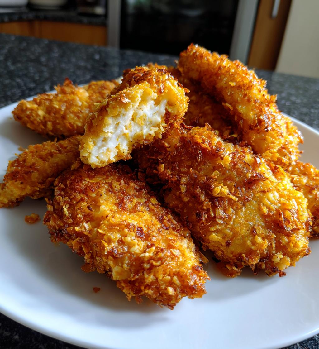 cornflake baked chicken - detail 1