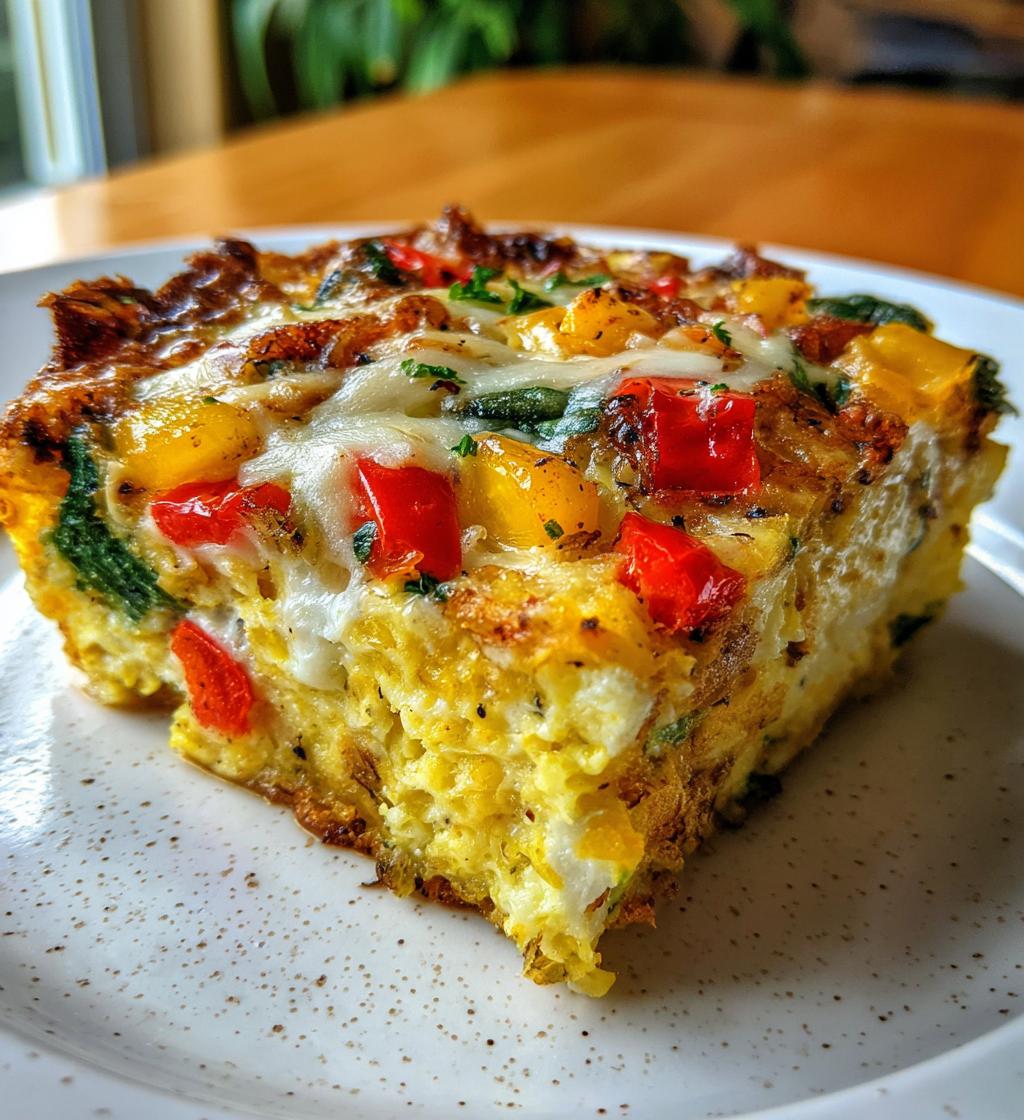 cottage cheese egg bake - detail 1