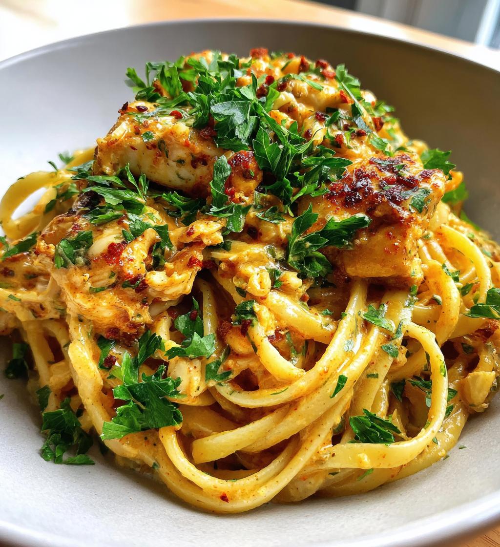 cowboy butter chicken linguine