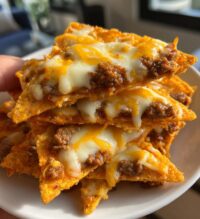 cream cheese and beef stuffed doritos
