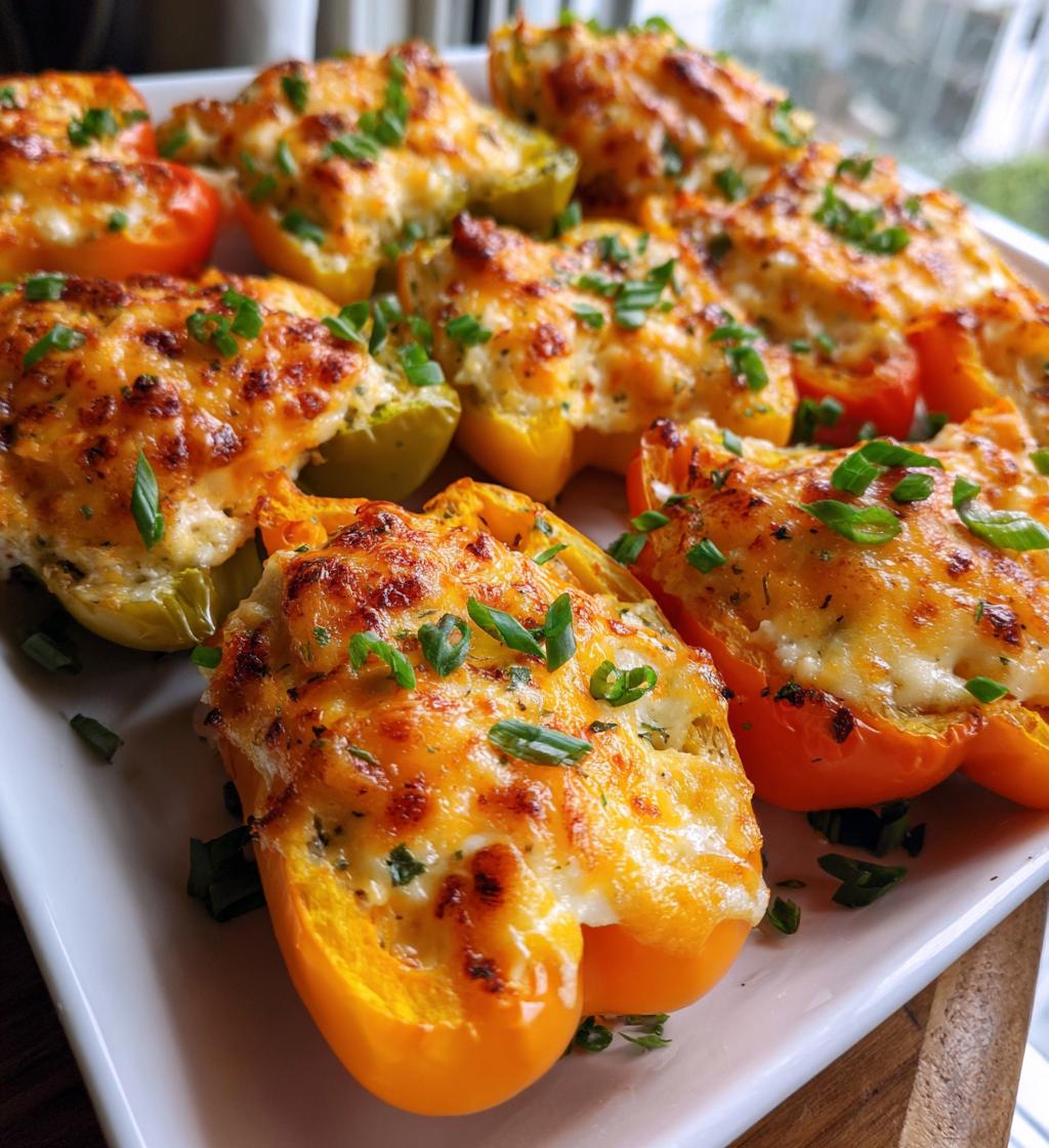 cream cheese stuffed mini peppers - detail 1