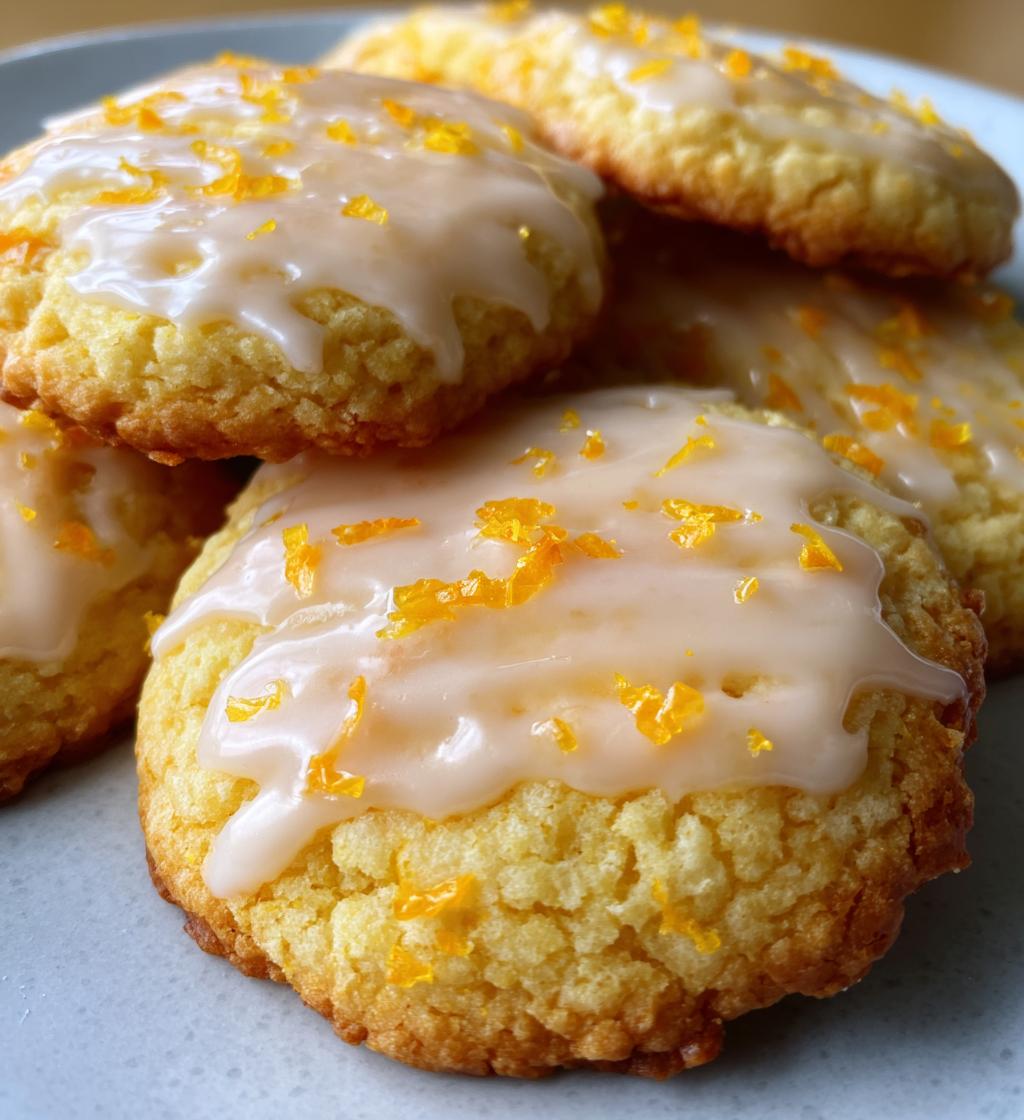 creamsicle orange cookies - detail 1