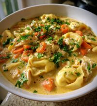 creamy chicken tortellini soup