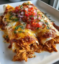 creamy chilli chicken enchiladas