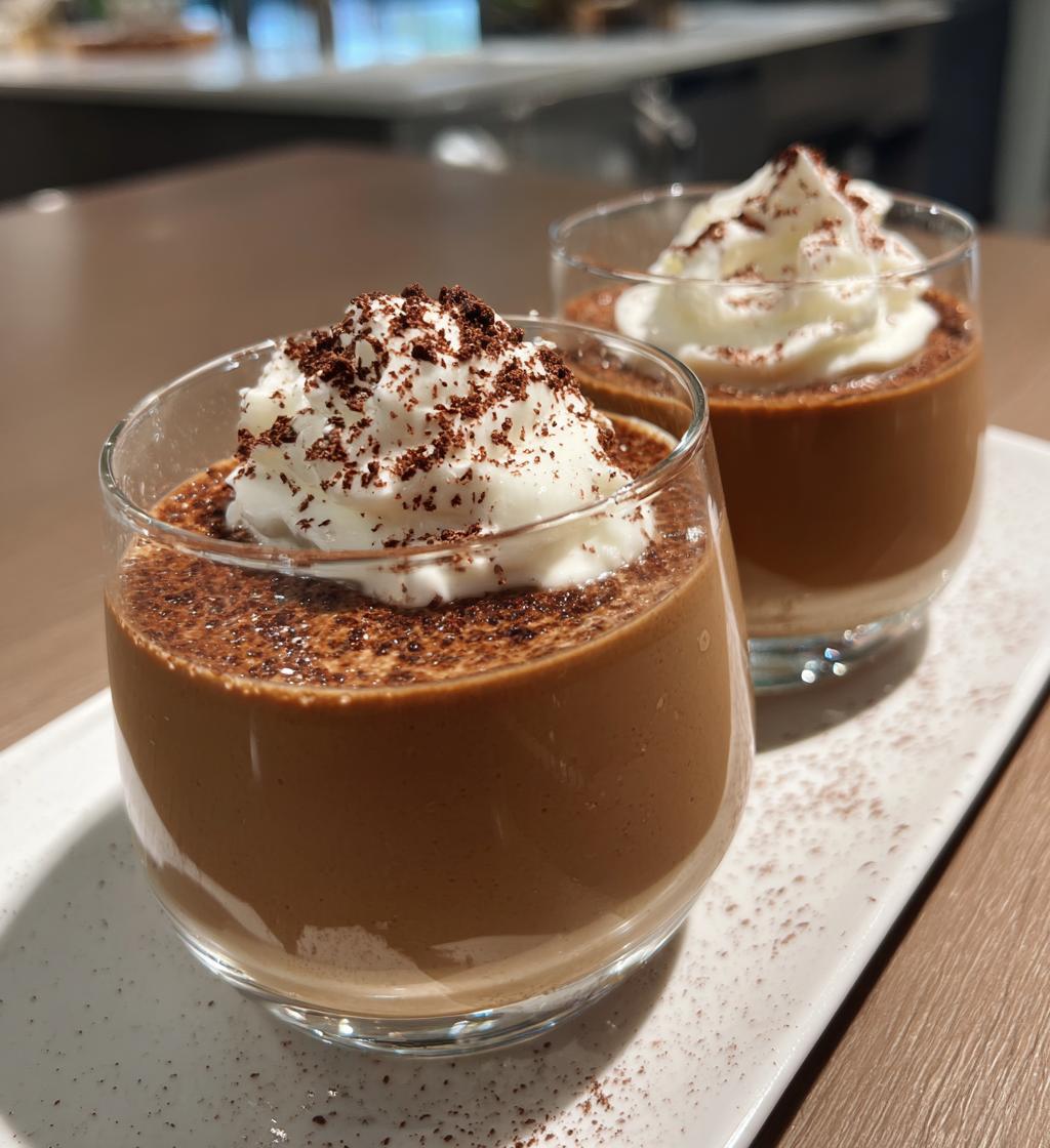 creamy coffee panna cotta - detail 1