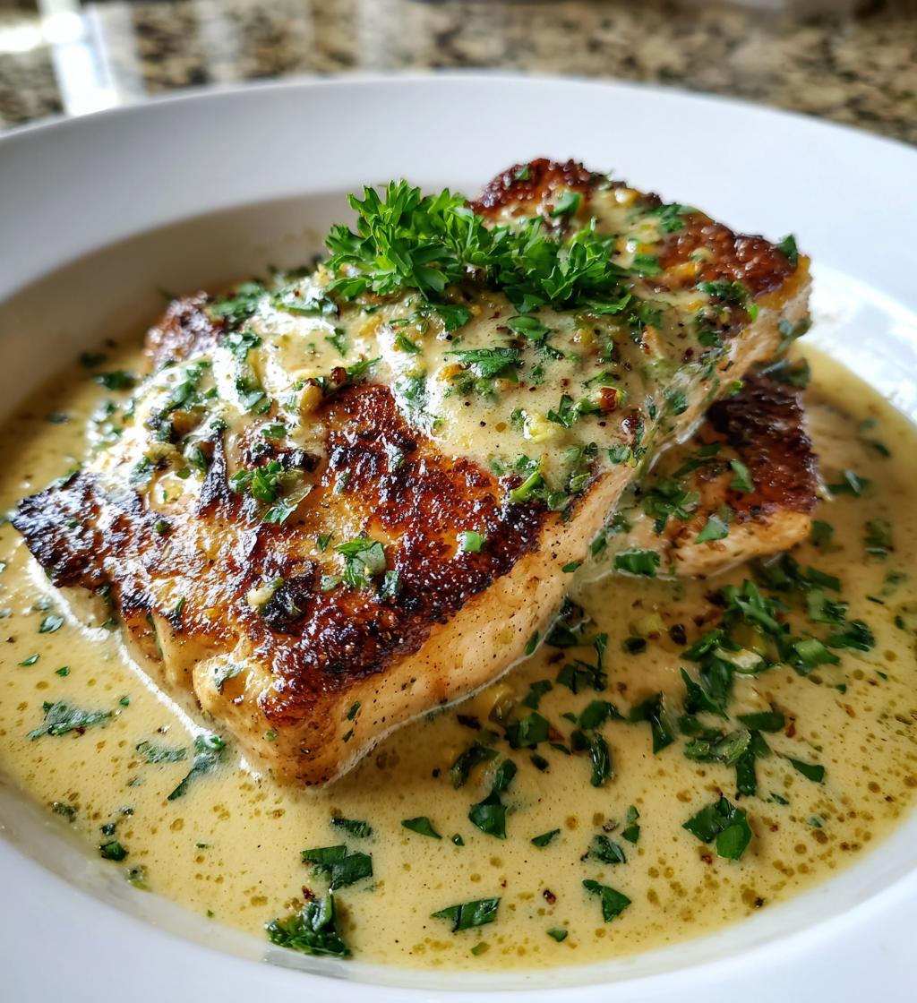 creamy garlic marry me salmon - detail 1