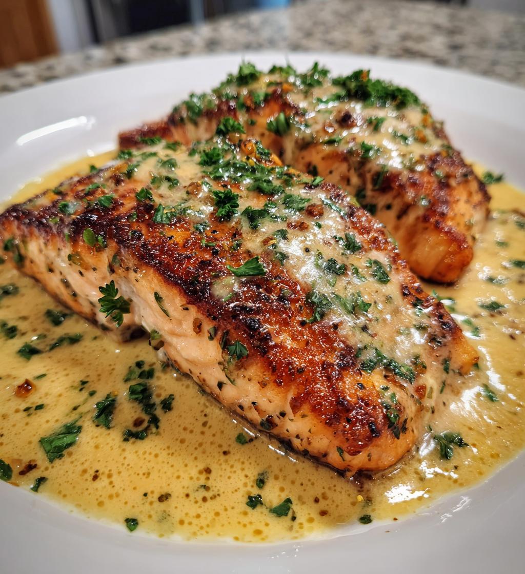 creamy garlic marry me salmon