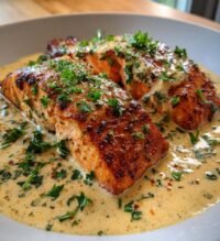 creamy garlic marry me salmon