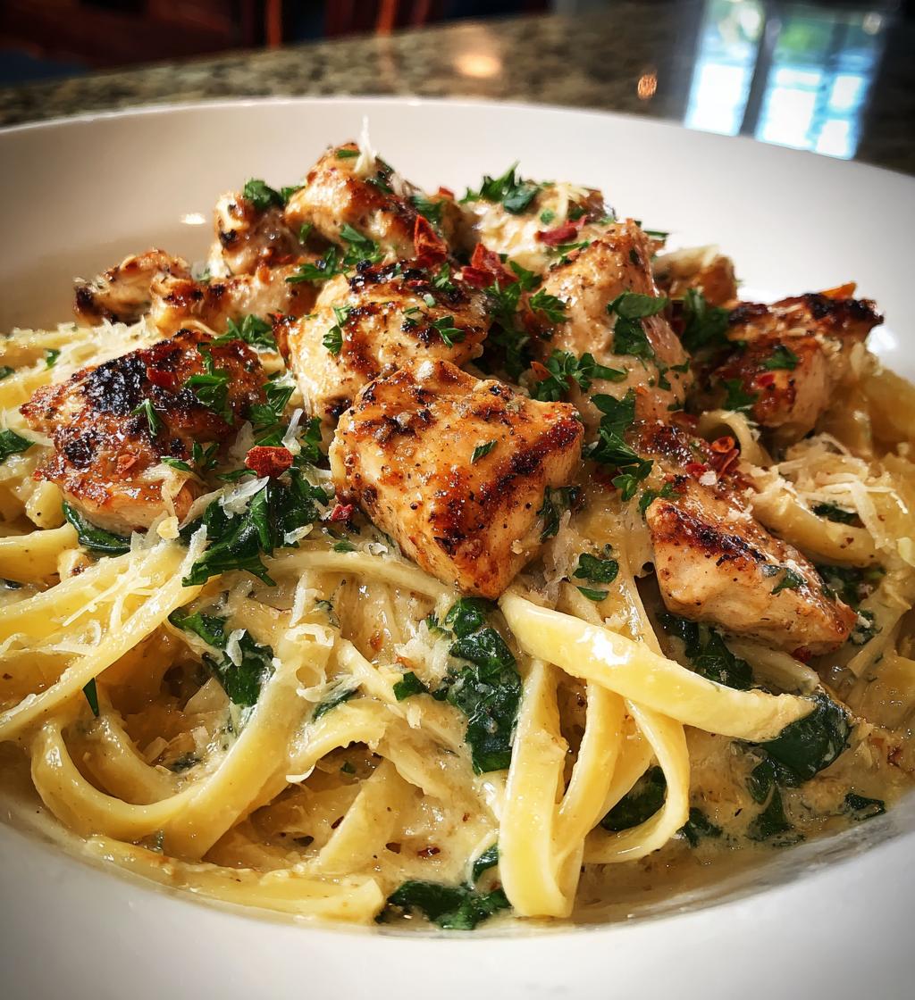 creamy one pot cajun chicken linguine with garlic parmesan sauce