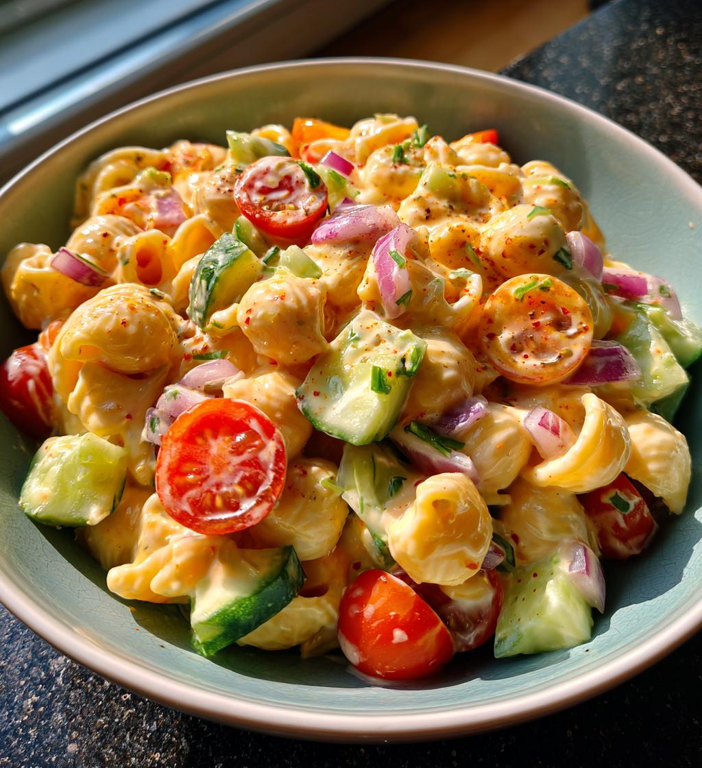 creamy pasta salad