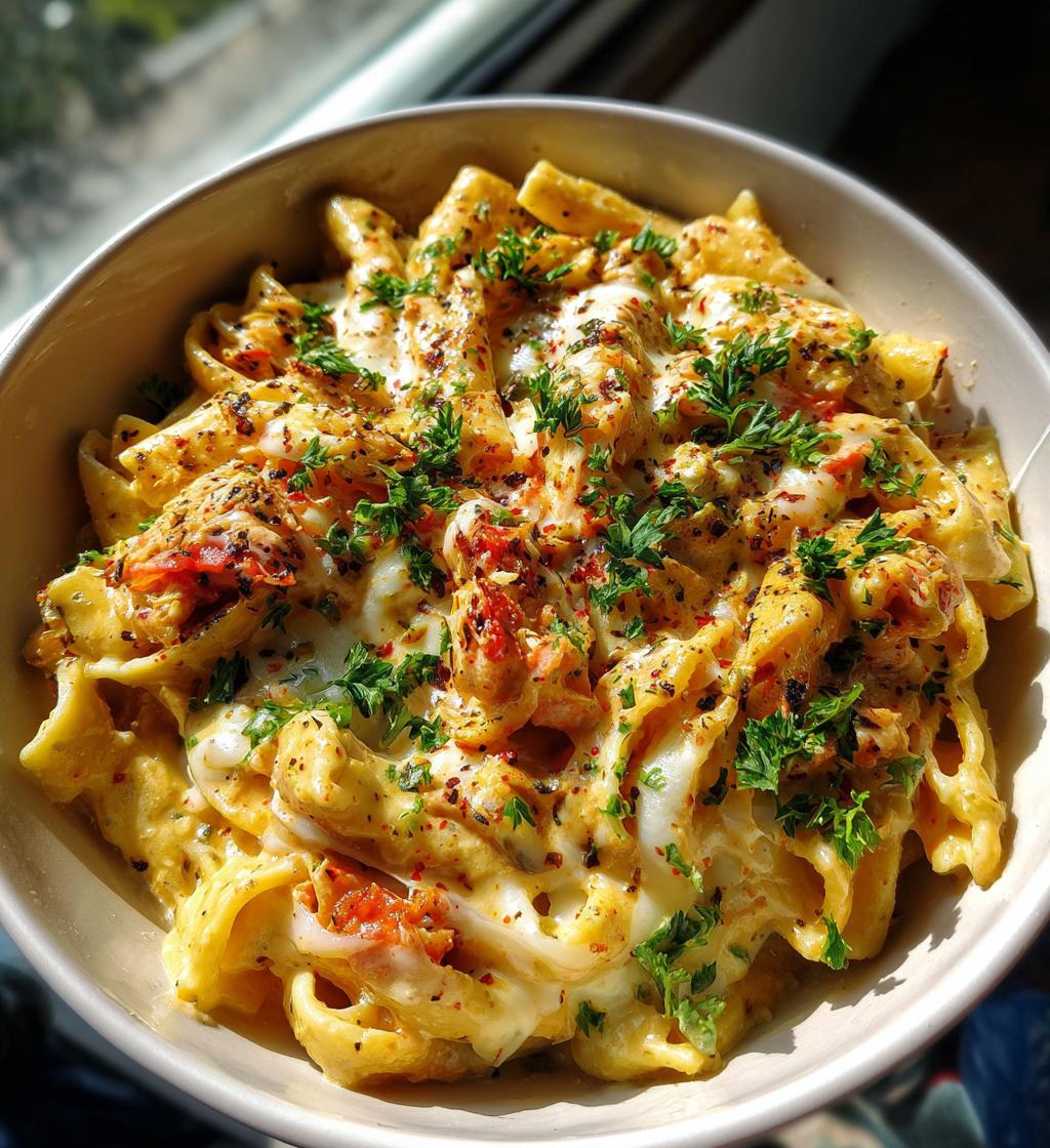 creamy pepper jack pasta - detail 1