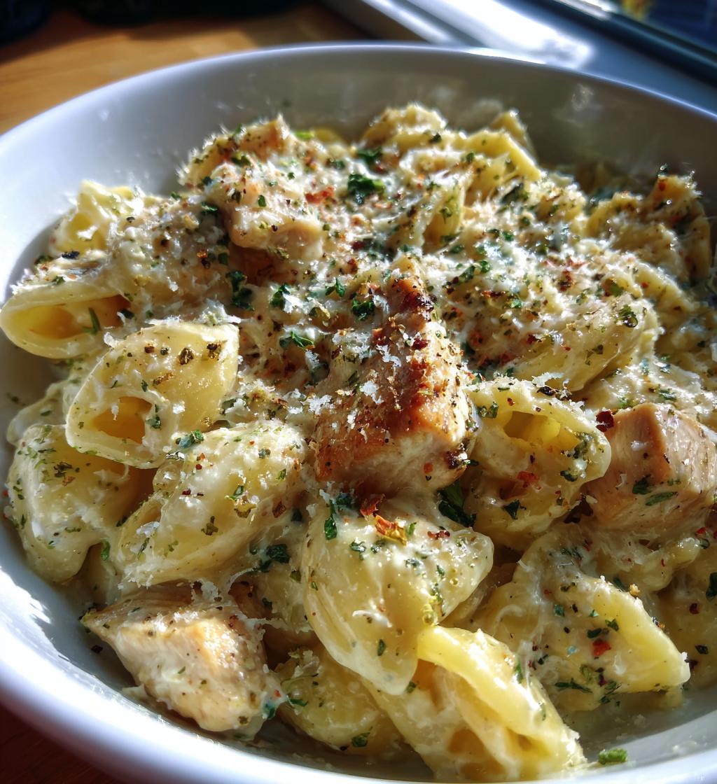 creamy ranch chicken pasta recipe