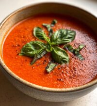 creamy roasted garlic tomato soup