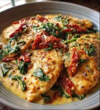creamy tuscan chicken skillet