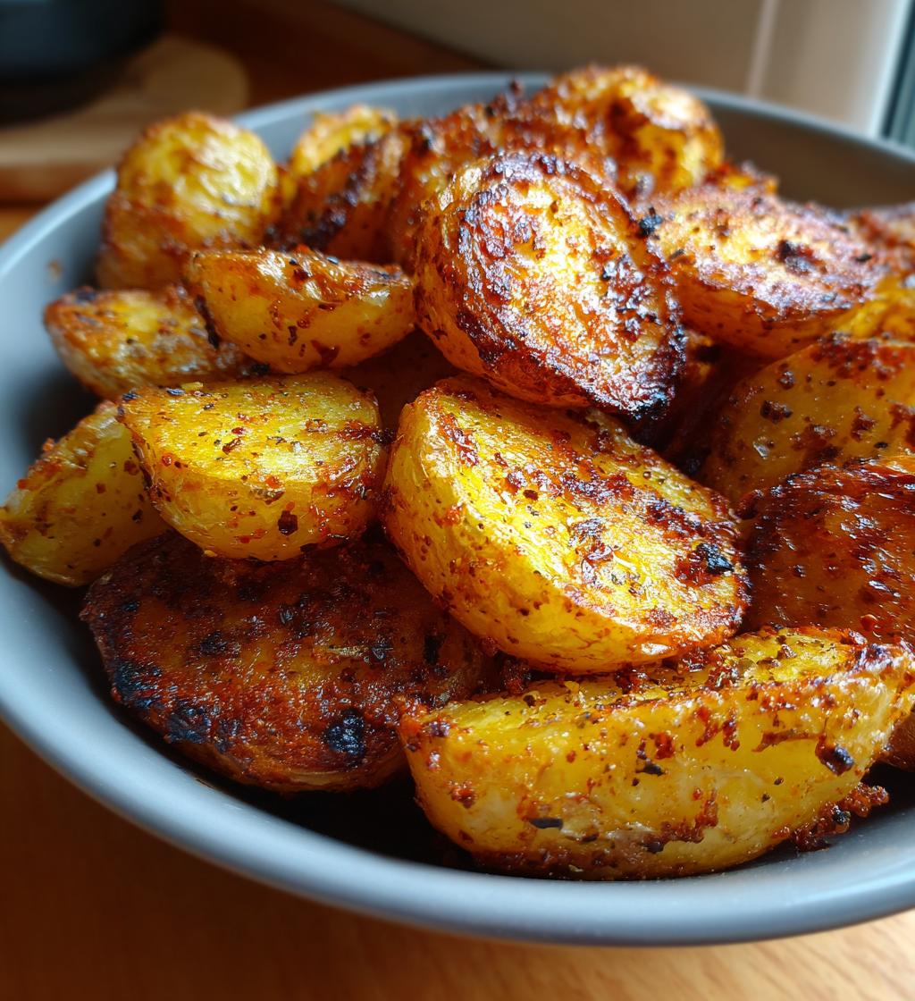 crispy air fryer baby potatoes - detail 1