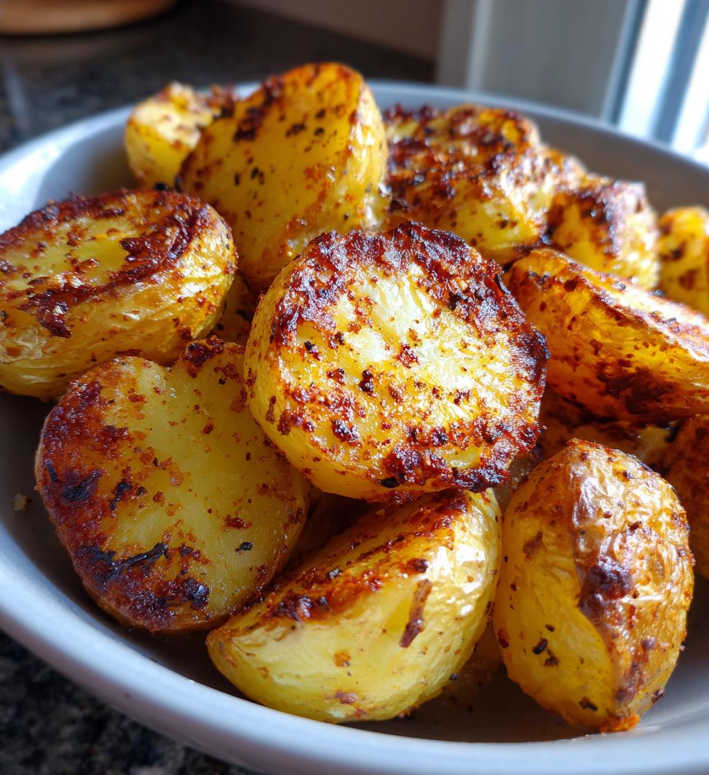 crispy air fryer baby potatoes