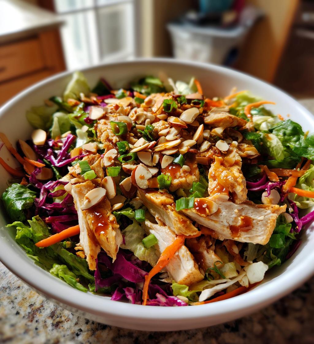 crispy asian chicken salad - detail 1