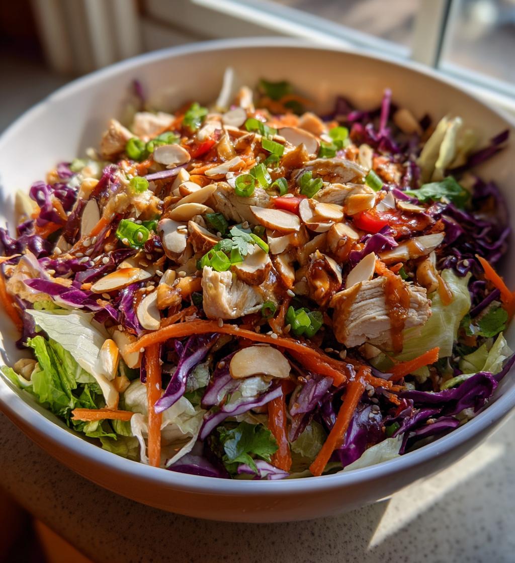 crispy asian chicken salad