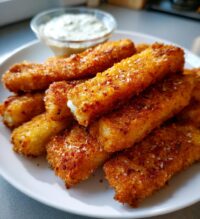crispy baked fish sticks
