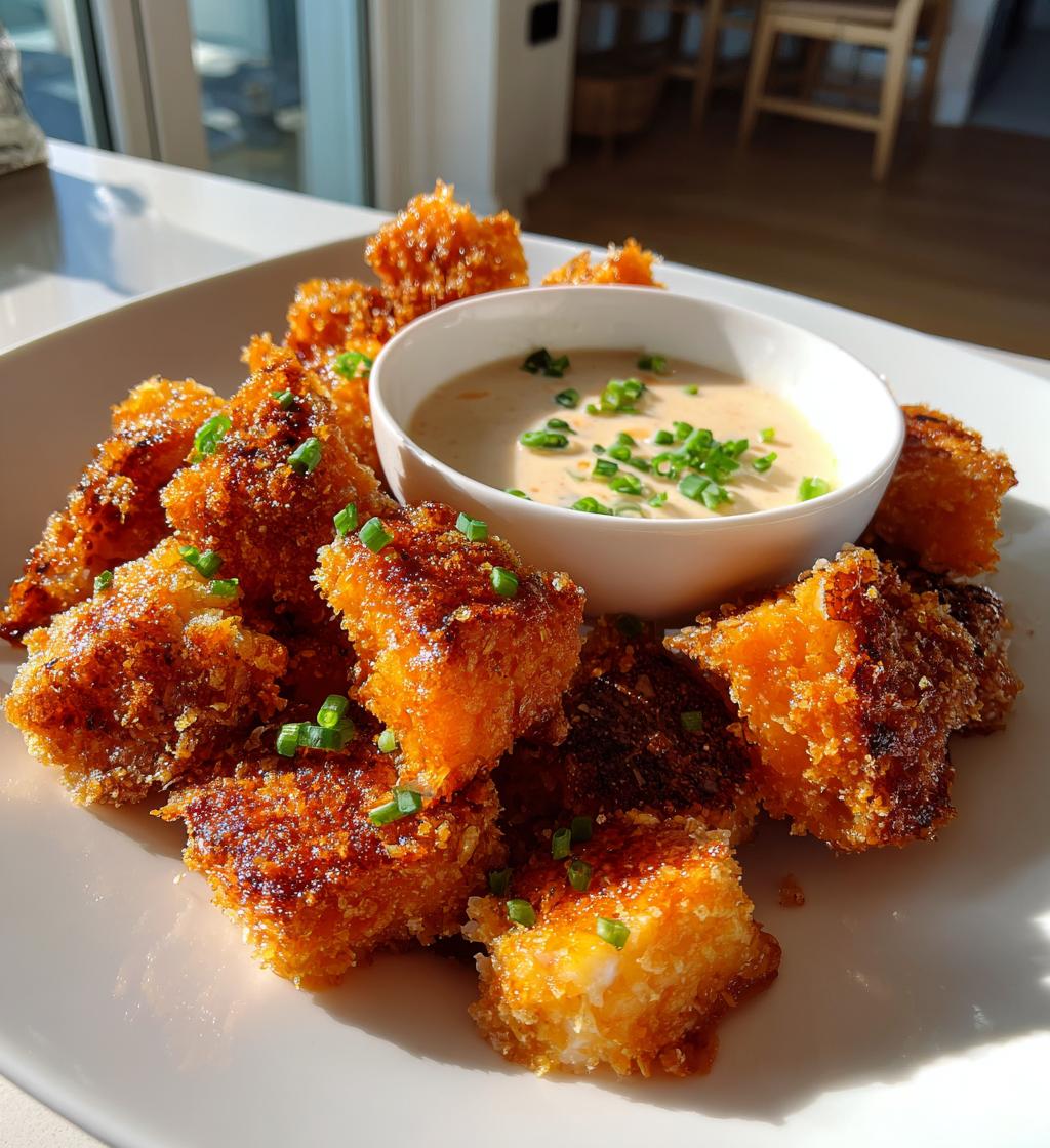 crispy bang bang salmon bites - detail 1
