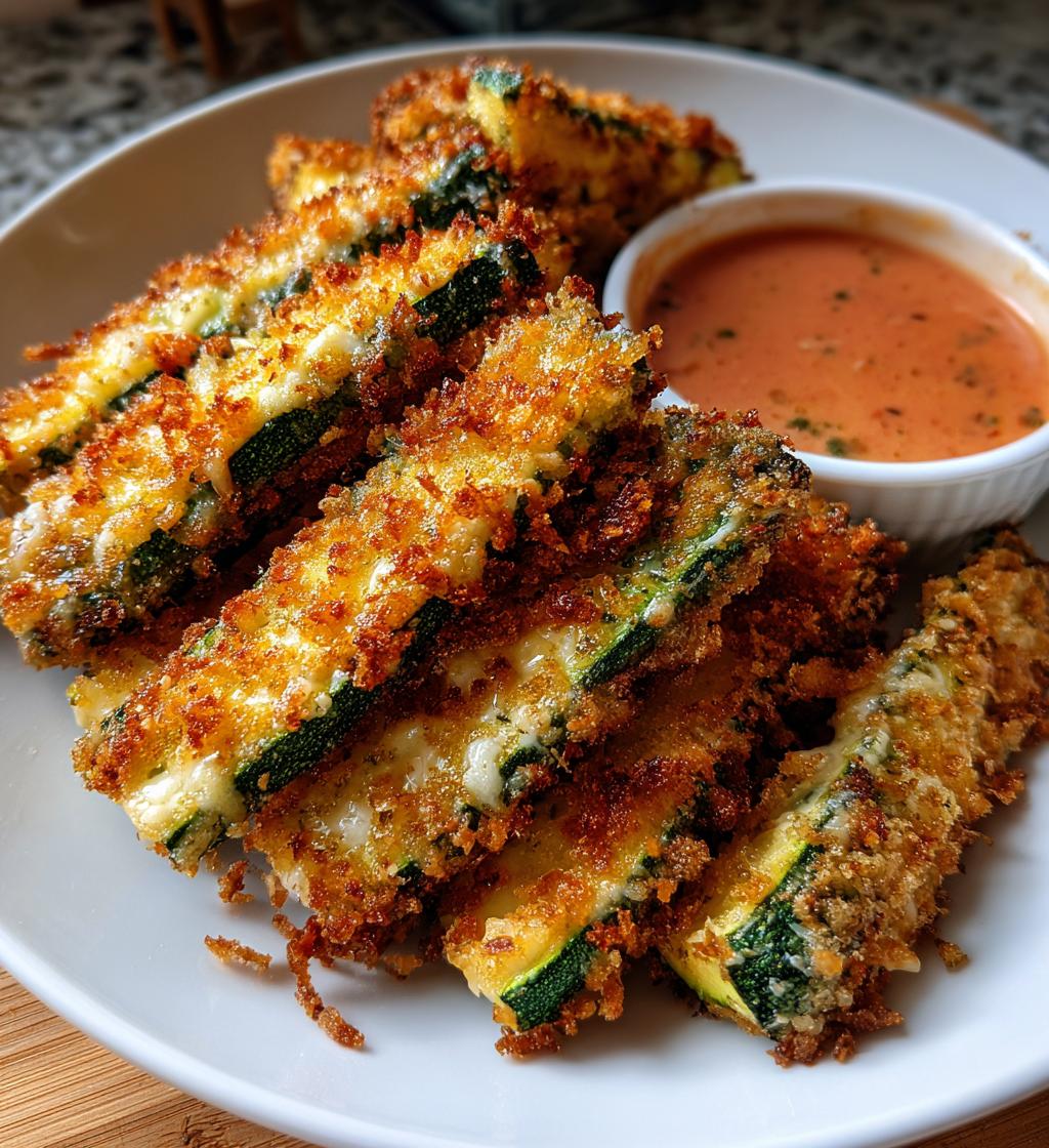 crispy fried zucchini - detail 1