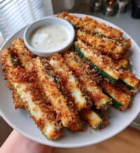 crispy fried zucchini