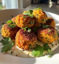 crispy homemade falafel