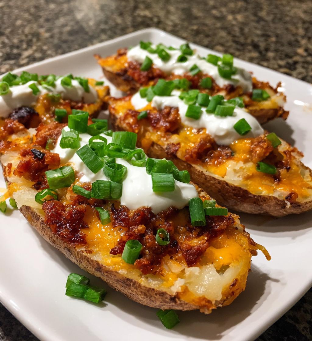 crispy oven baked potato skins