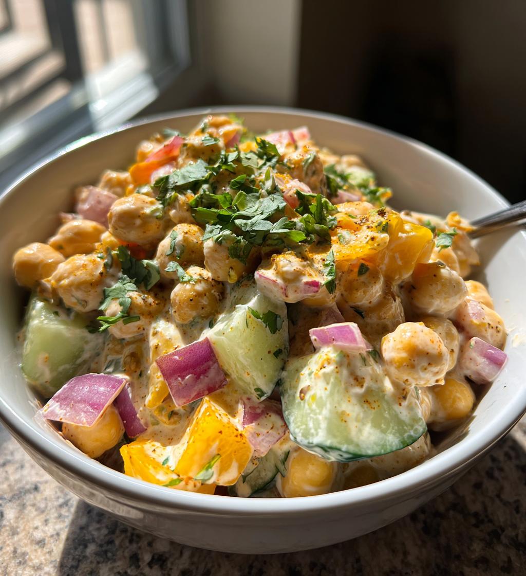curried chickpea salad