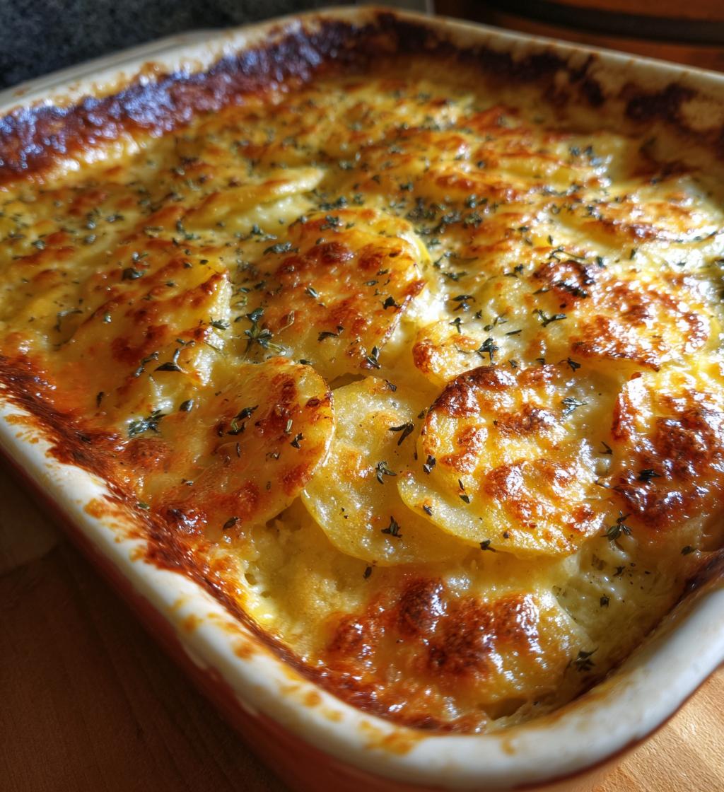 dads creamy cheesy au gratin potatoes