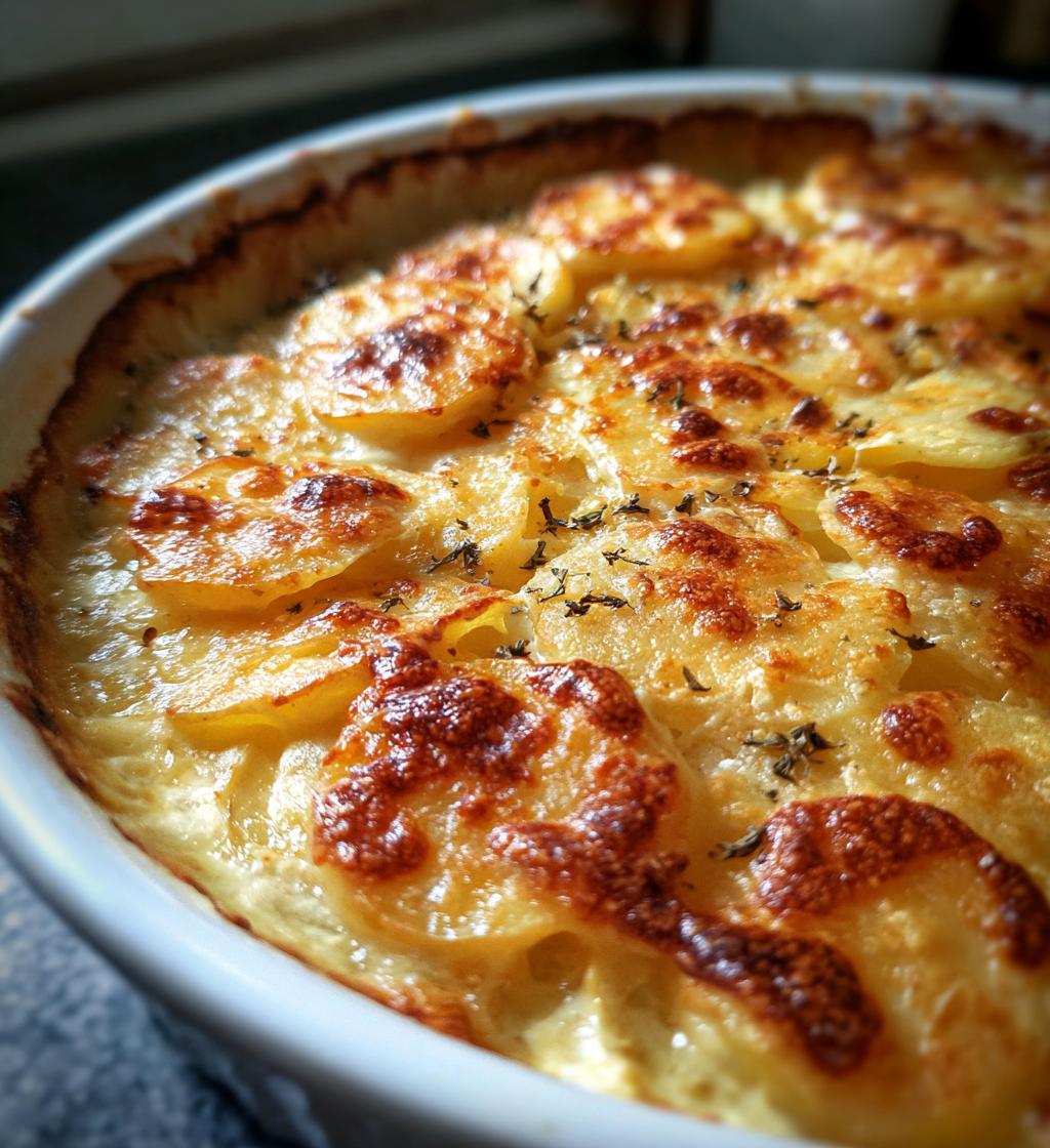 dads creamy gratin potatoes