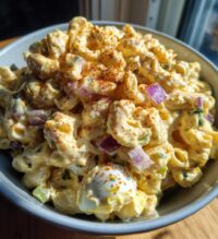 deviled egg macaroni salad