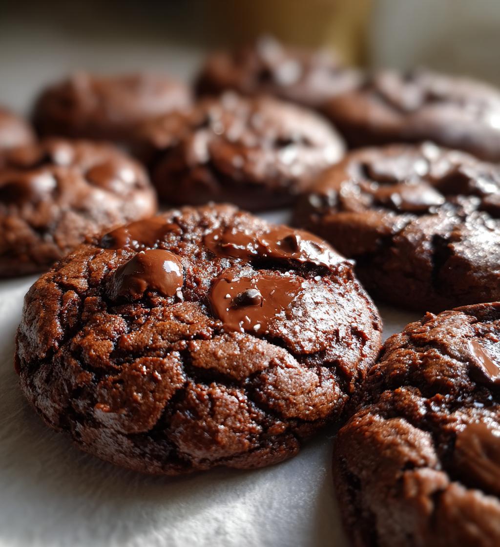double chocolate cookies - detail 1