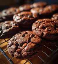 double chocolate cookies