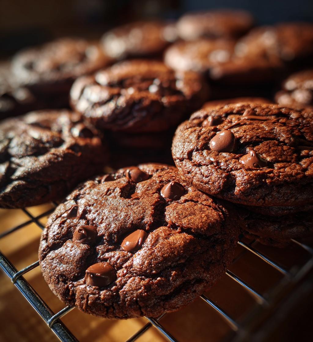 double chocolate cookies