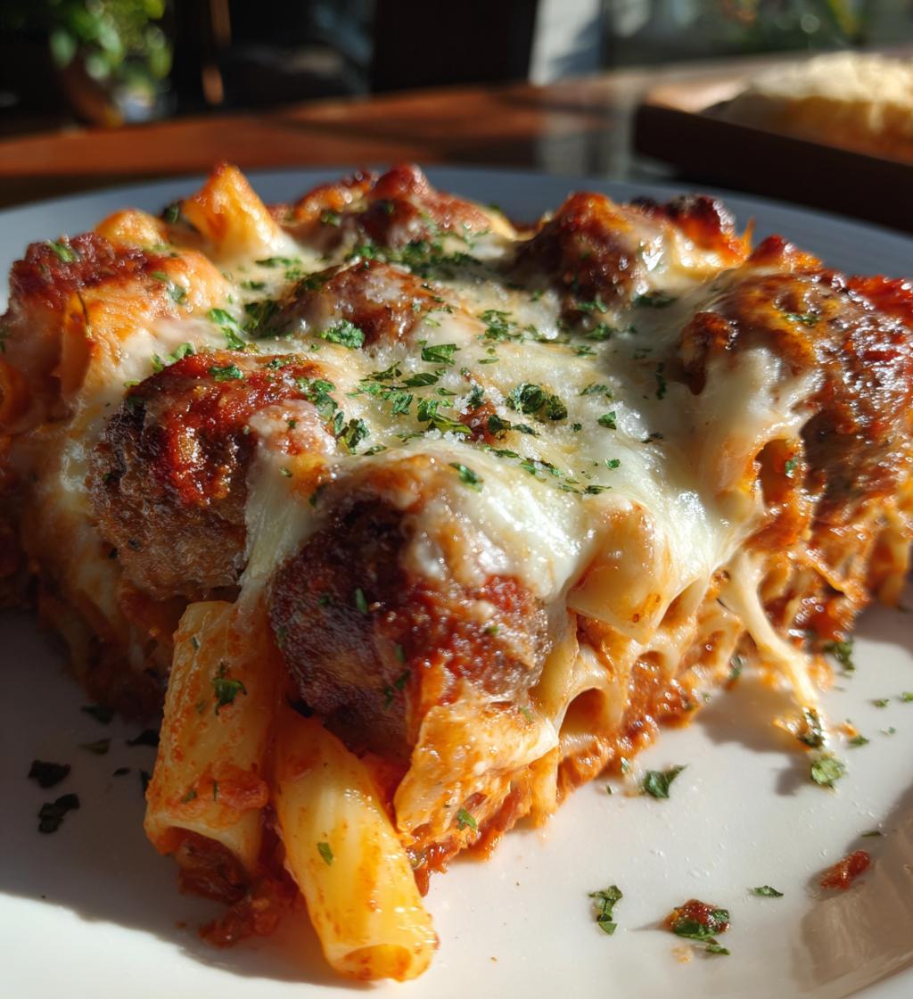 dump and bake meatball casserole