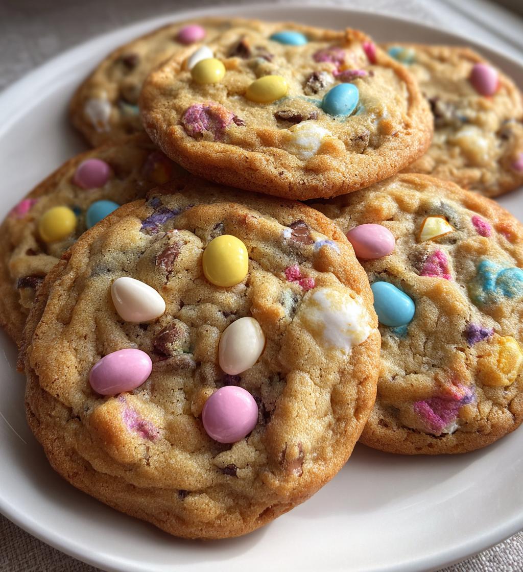 easter chocolate chip cookies - detail 1