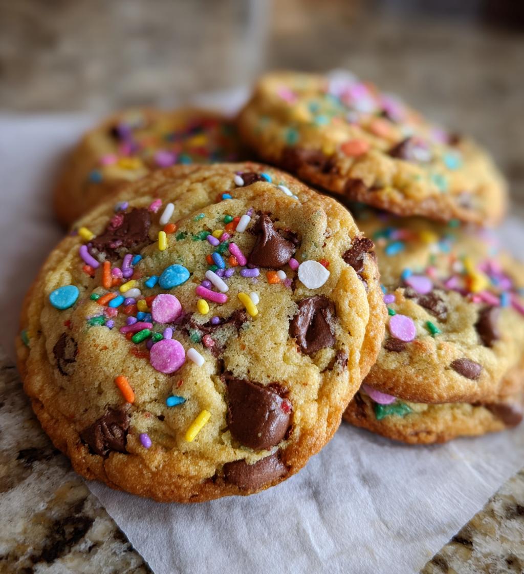 easter chocolate chip cookies