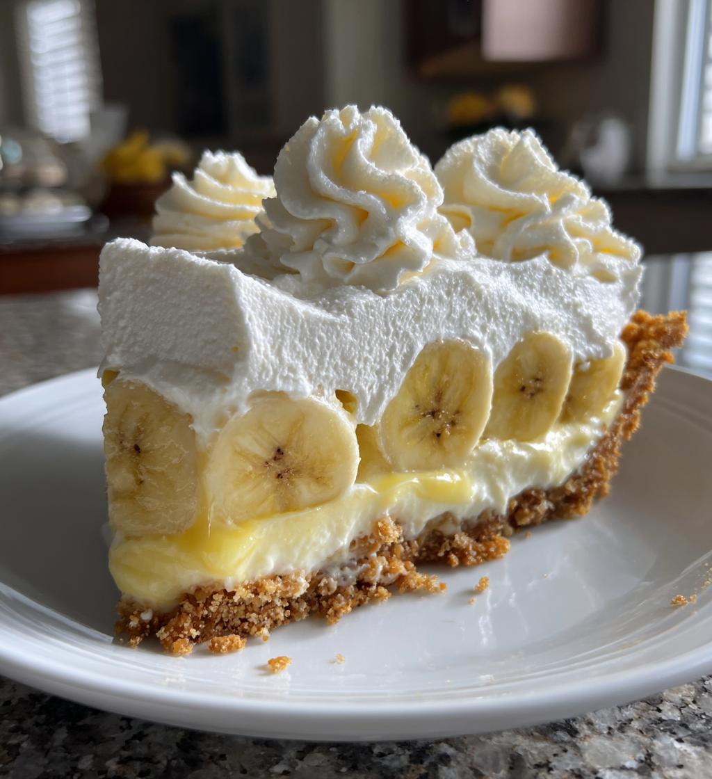 easy banana cream pie - detail 1