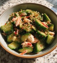 easy california roll cucumber salad