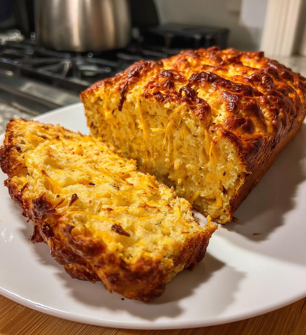 easy cheesy biscuit loaf - detail 1