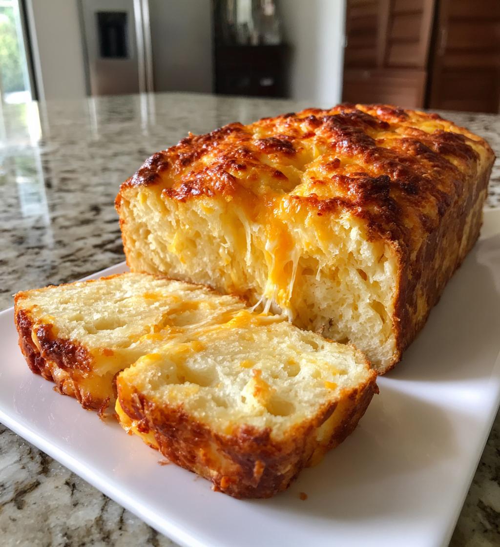 easy cheesy biscuit loaf