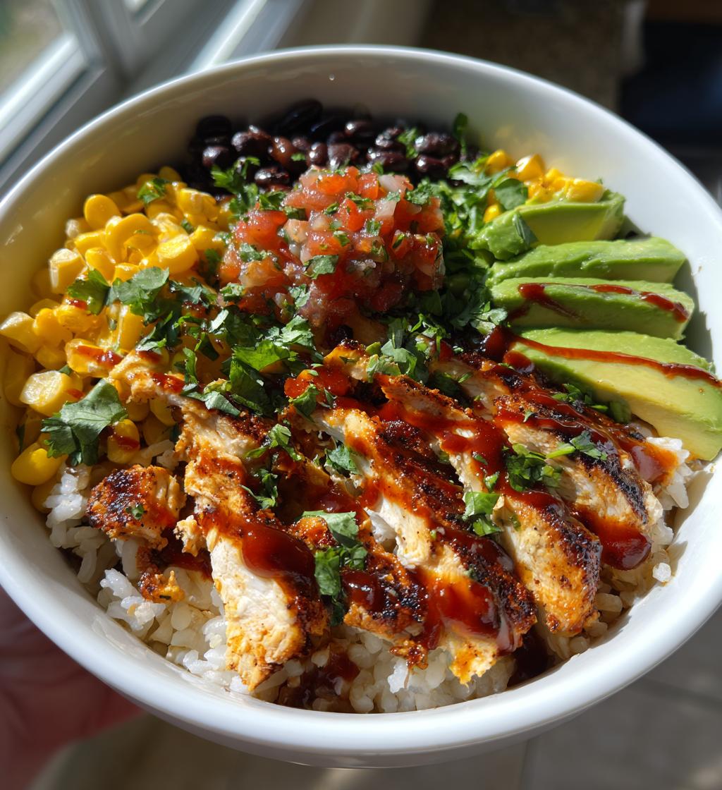 easy chipotle chicken bowl recipe - detail 1