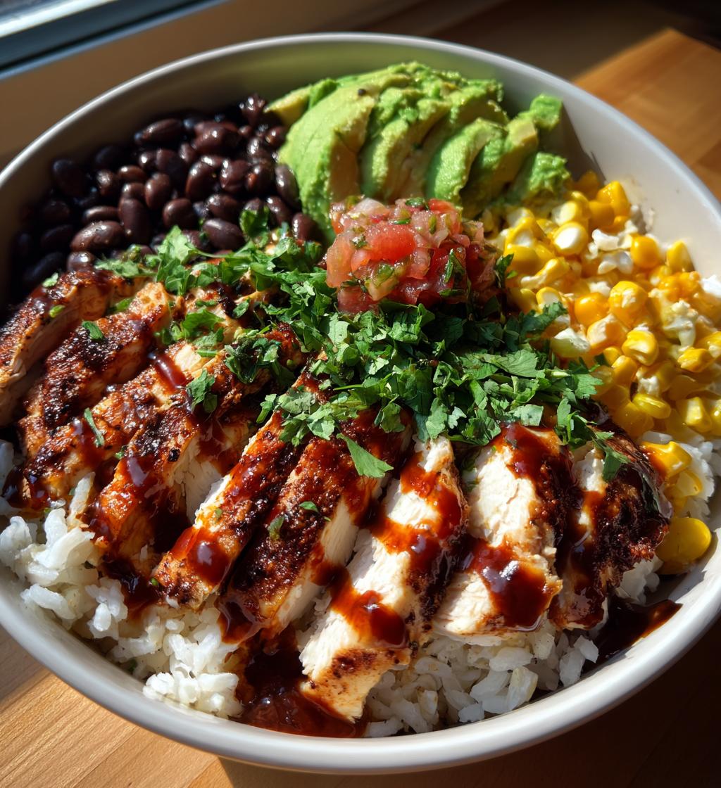 easy chipotle chicken bowl recipe