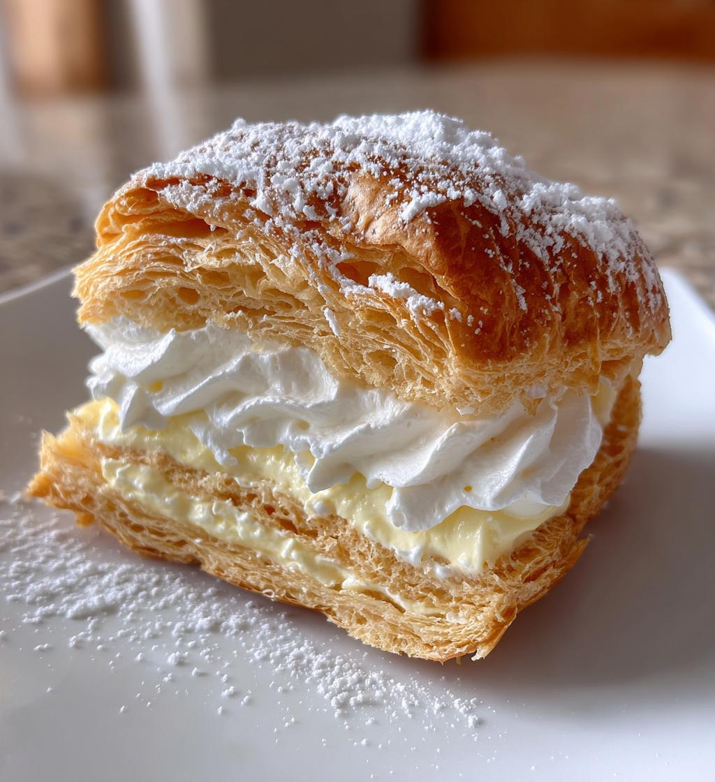 easy cream puff cake - detail 1
